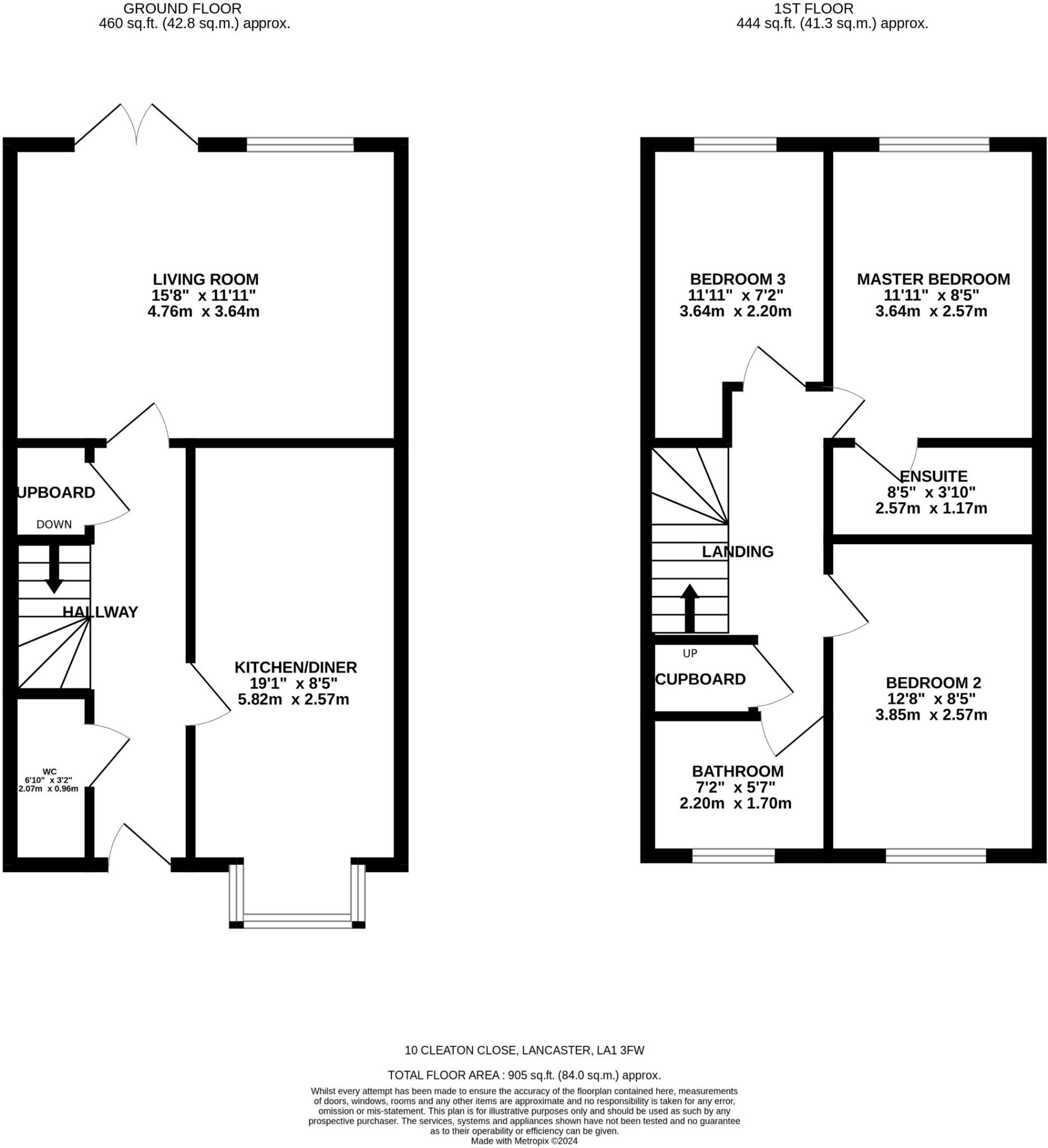 6, Dutton Drive, High Wood, Lancaster floorplan