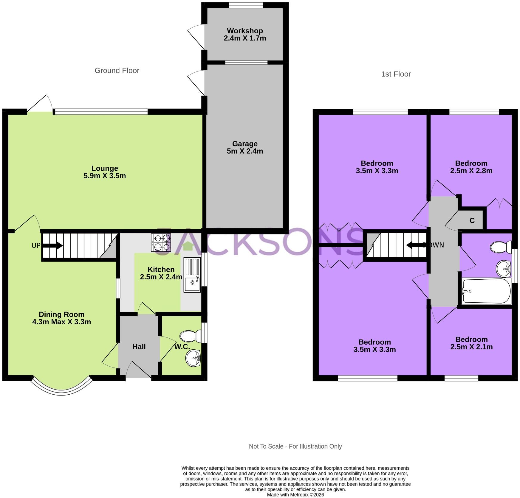 Ploughmans Way, Rainham, floorplan