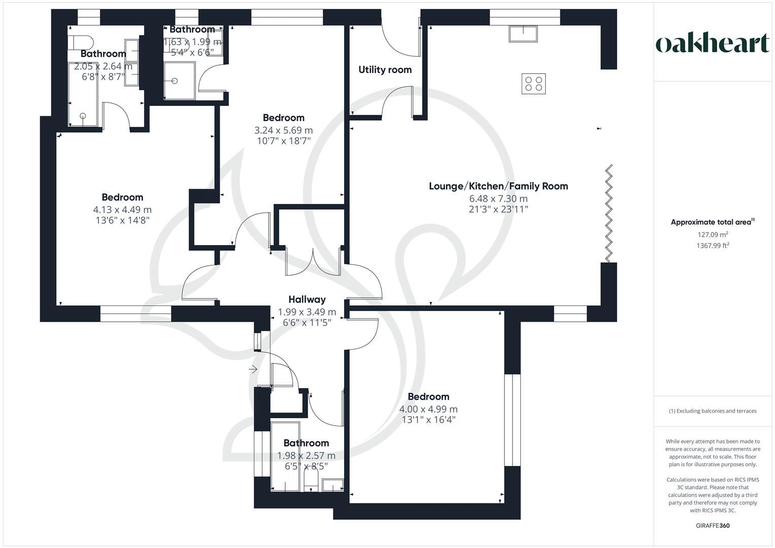 2, The Meadows, Rivenhall floorplan