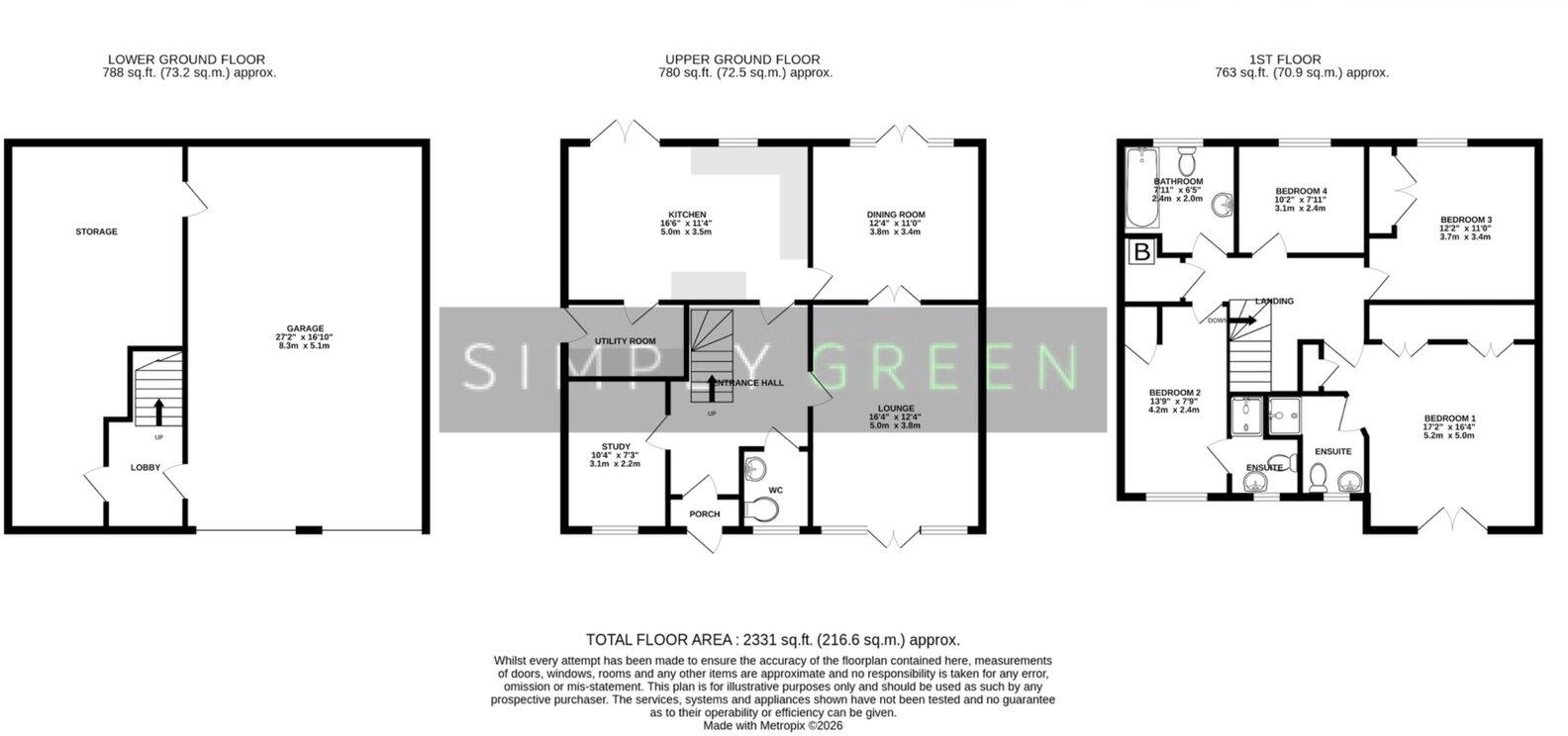 Avery Hill, Kingsteignton, Newton Abbot, TQ12 3LB floorplan