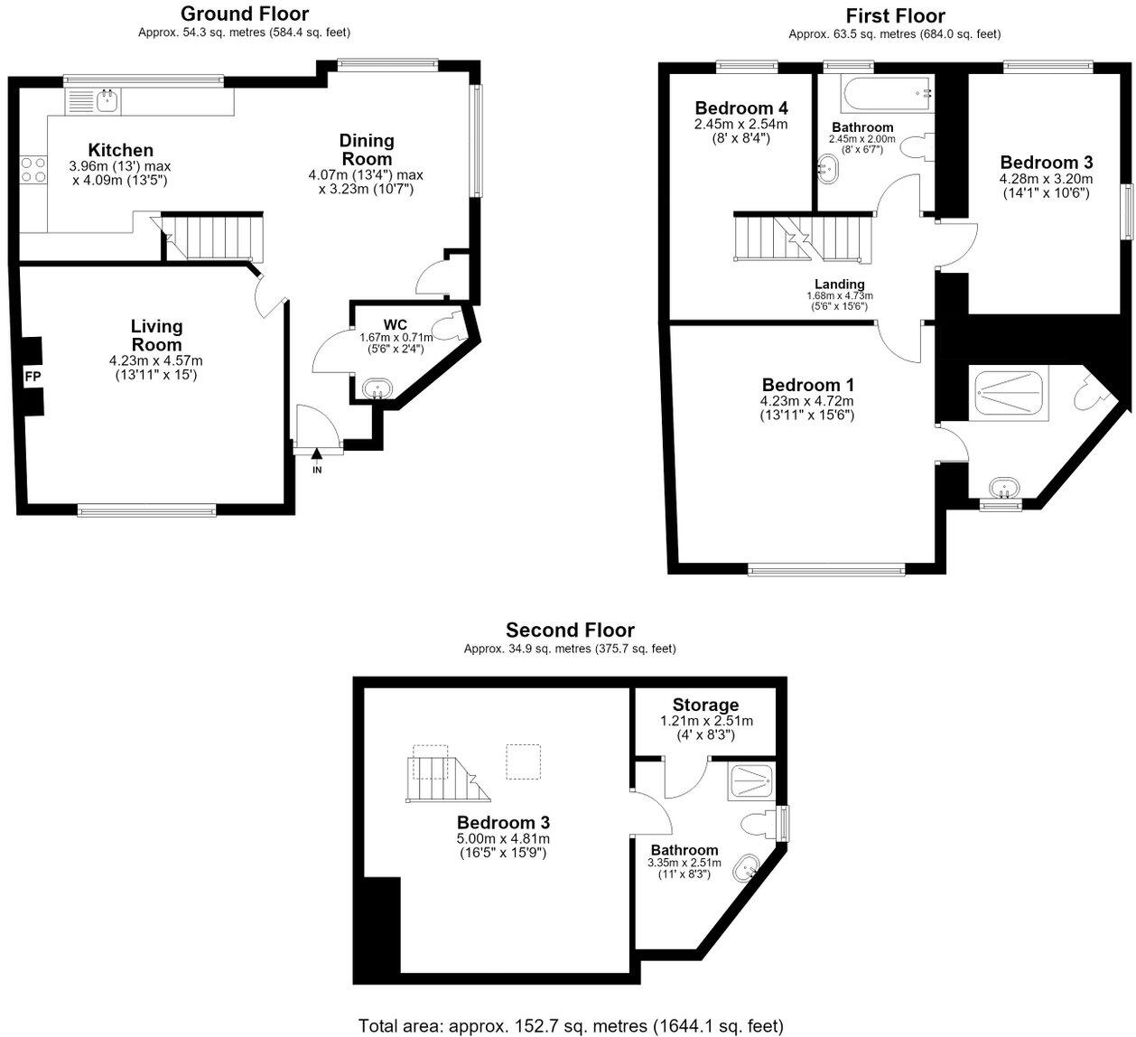 Bunkers, Tunstead Lane, Greenfield, Saddleworth floorplan