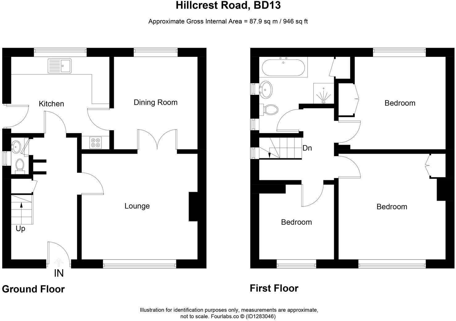 Hillcrest Road, Queensbury, Bradford floorplan