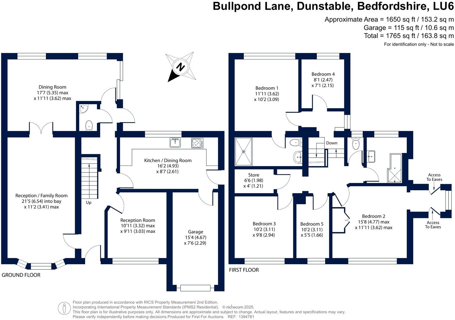 Bullpond Lane, Dunstable, Bedfordshire floorplan