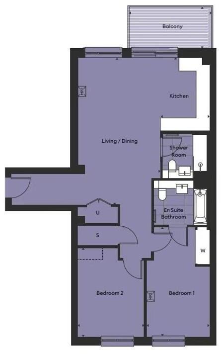 Gasholder Place, Oval, London floorplan