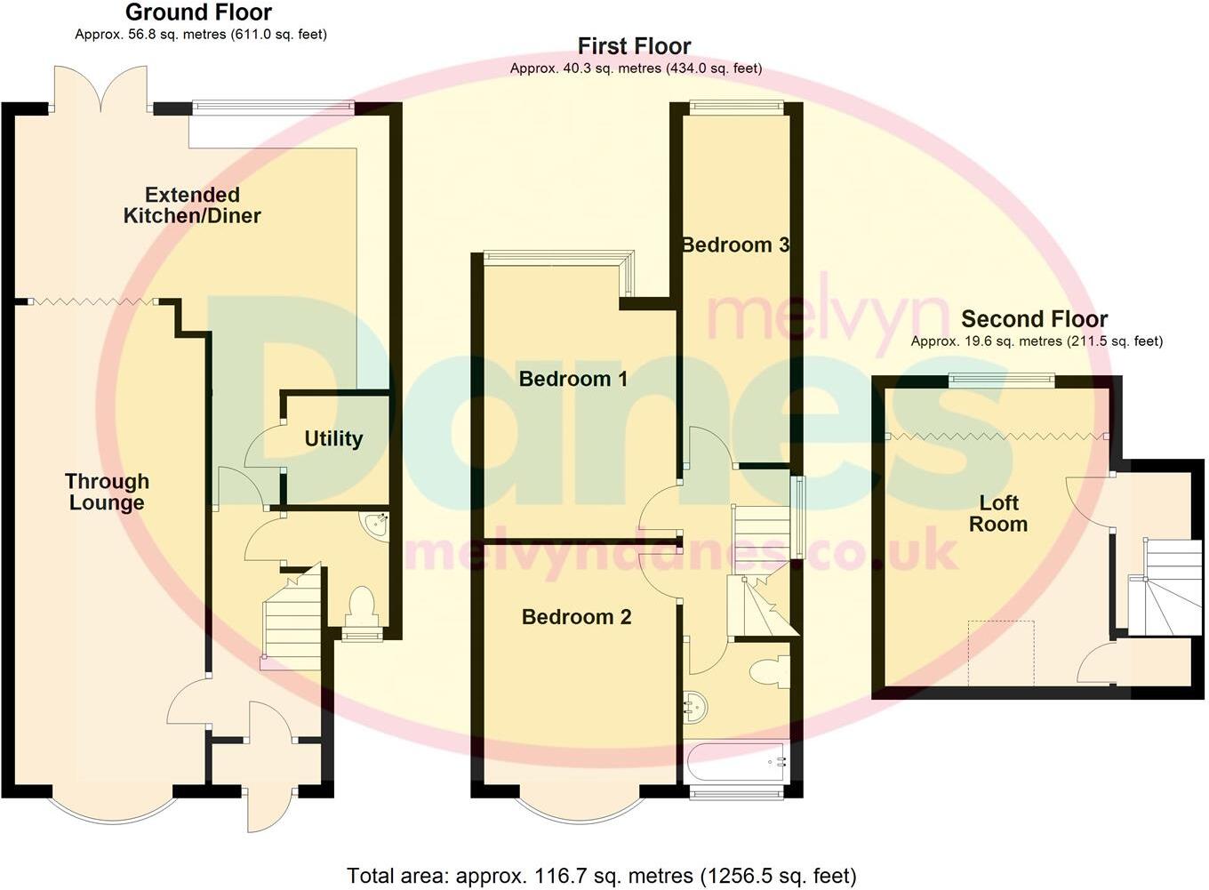 Horrell Road, Sheldon, Birmingham floorplan