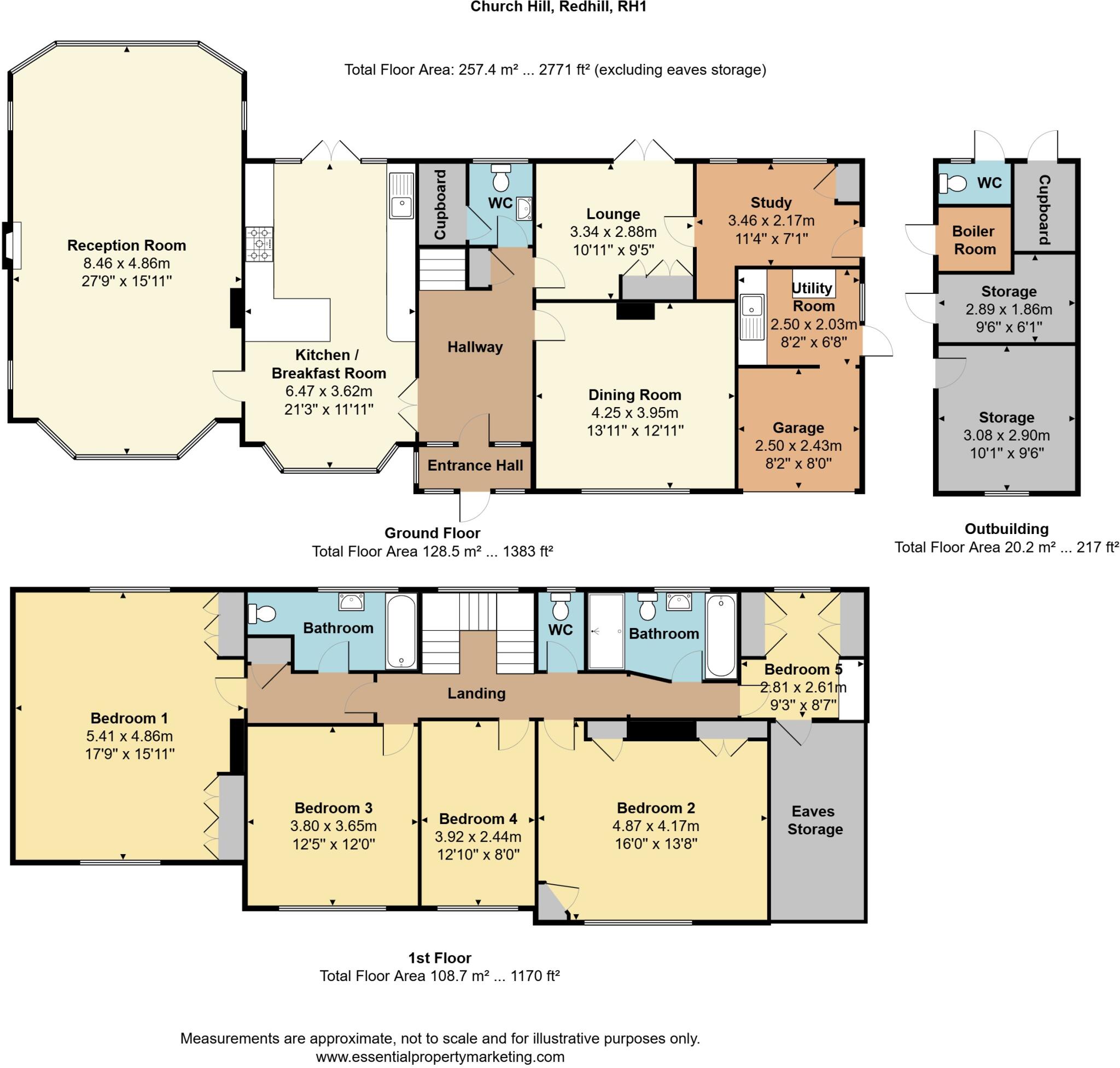 The Chase, Church Hill, Merstham floorplan