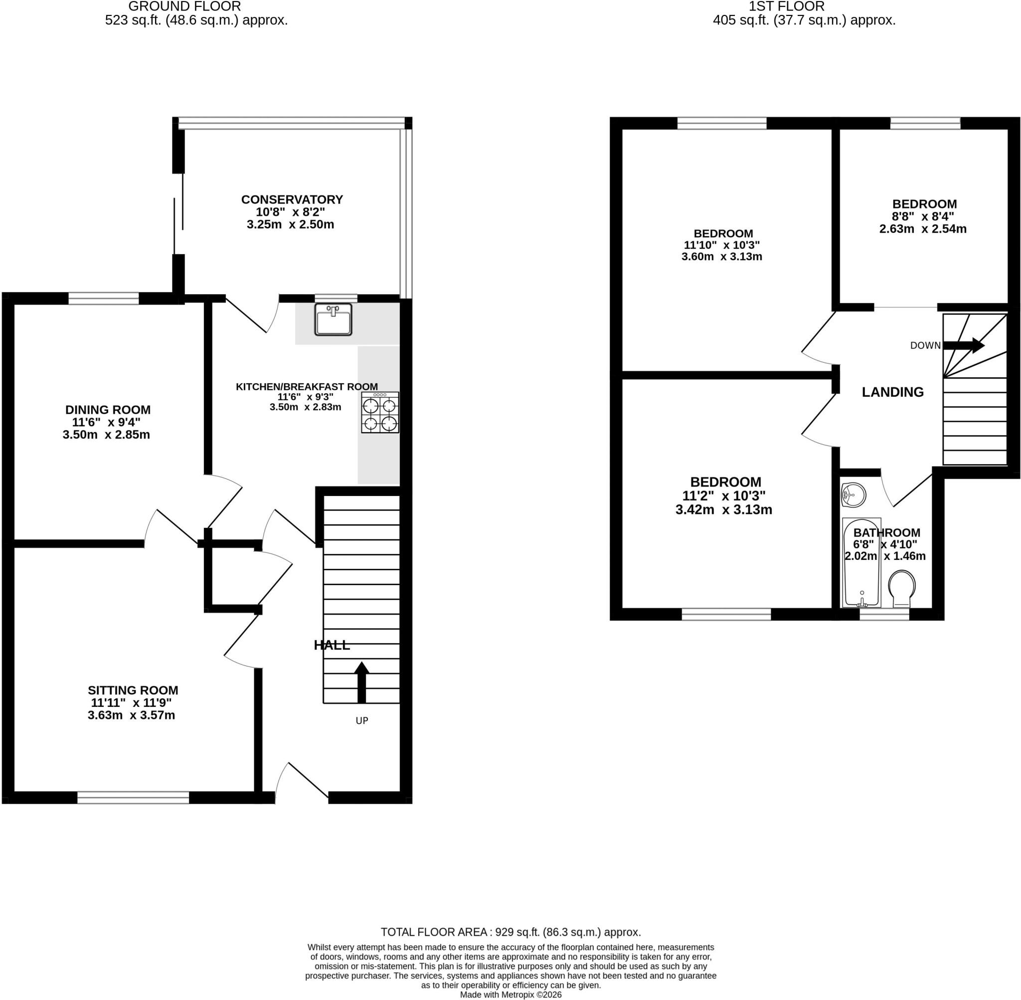 Lushington Close, Norwich floorplan