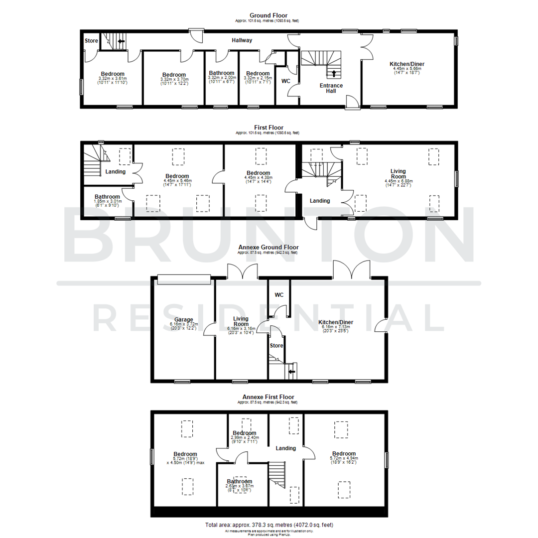 Priory Farm Steading, Holystone, Morpeth, NE65 floorplan