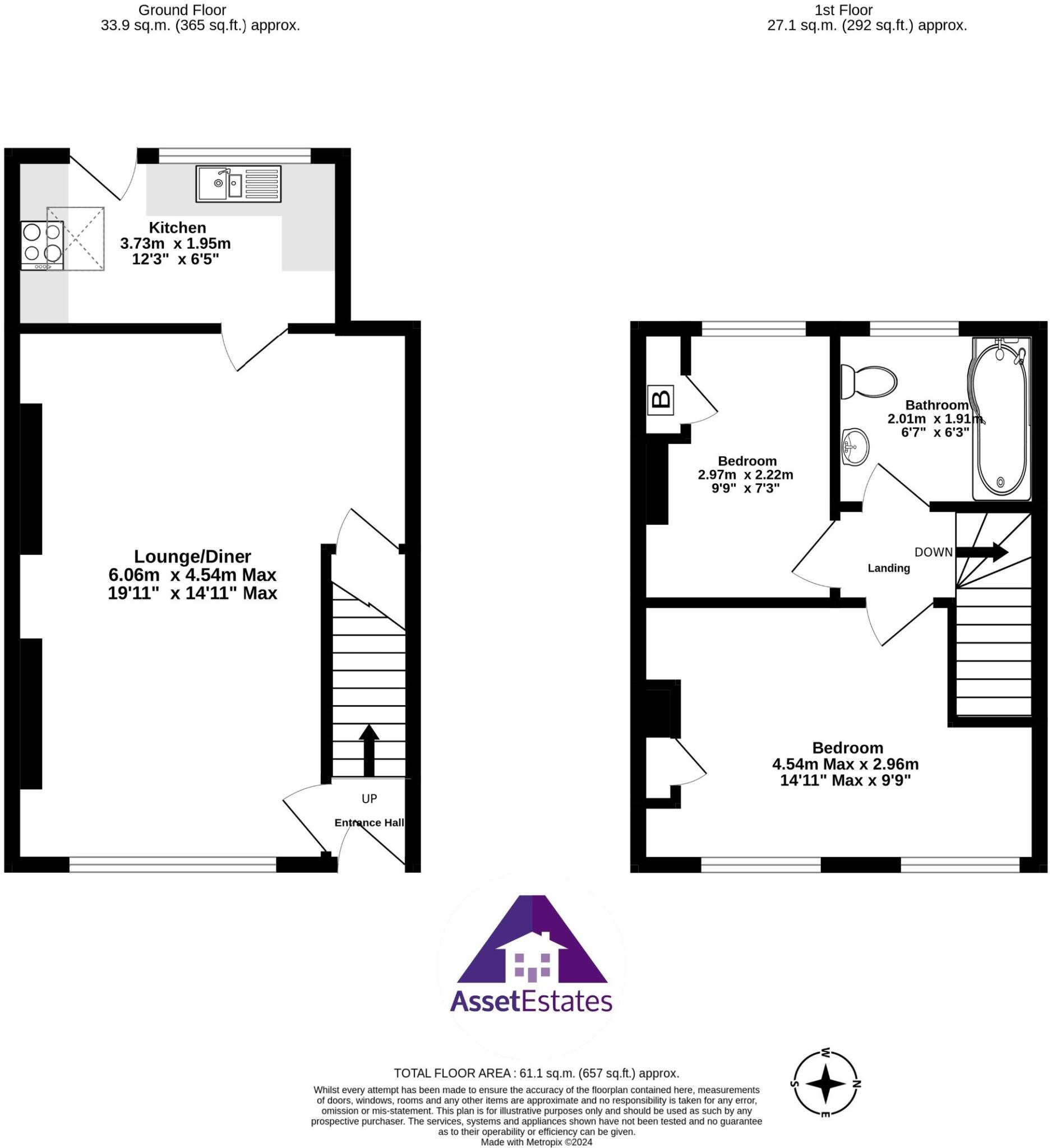 Edward Street, Abertillery floorplan
