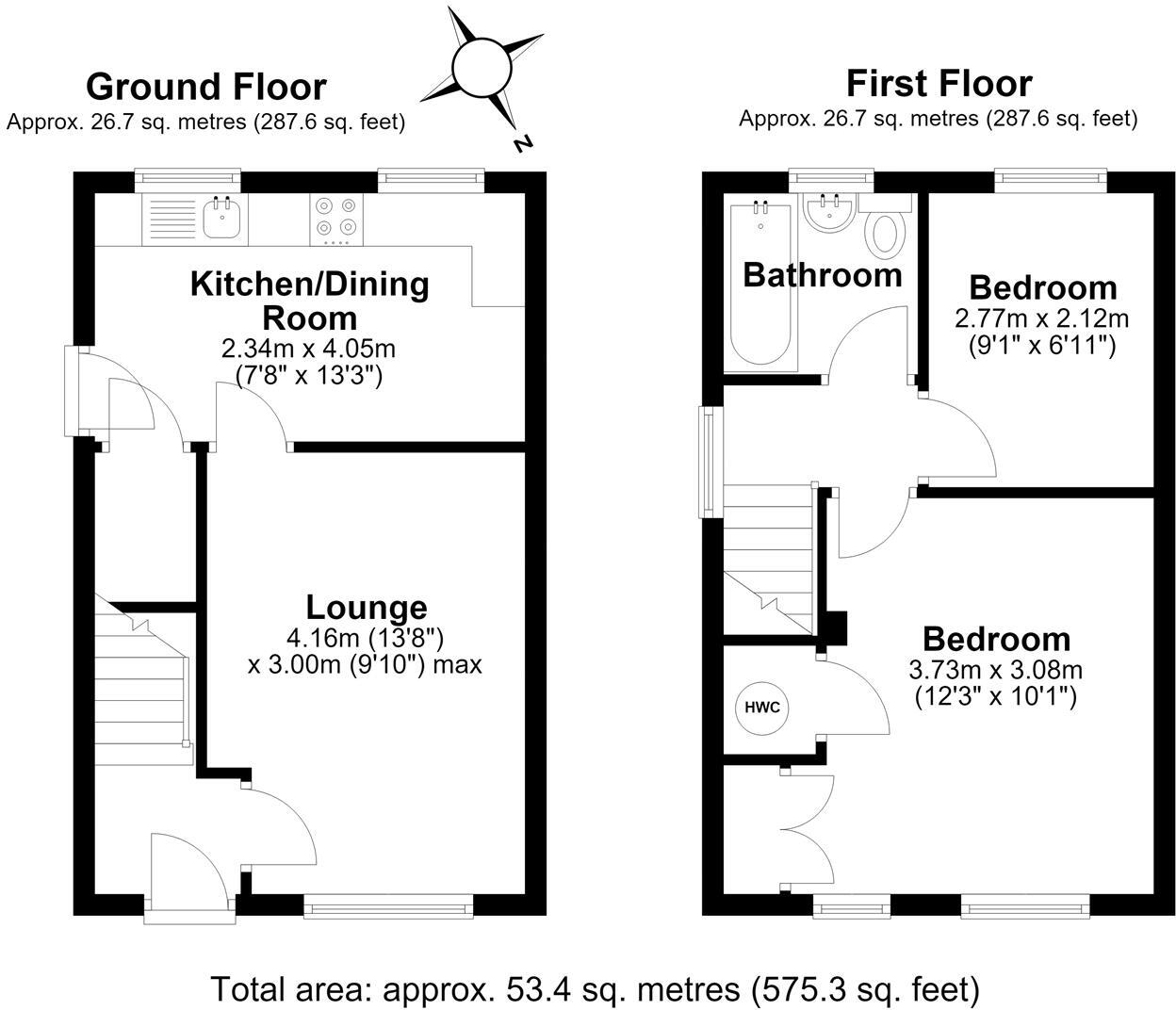 Lawford Close, Aqueduct floorplan