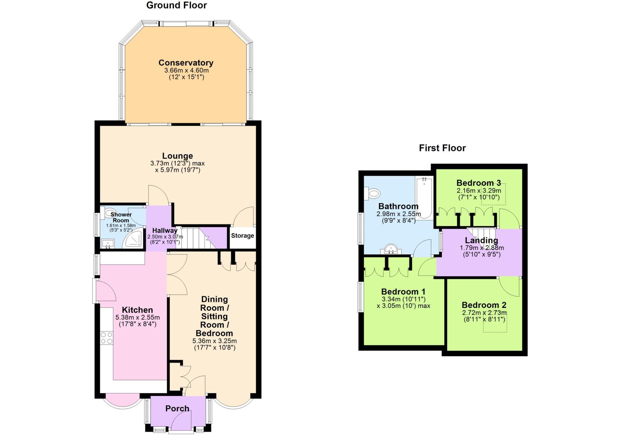 Selkirk Drive, Eccleston floorplan