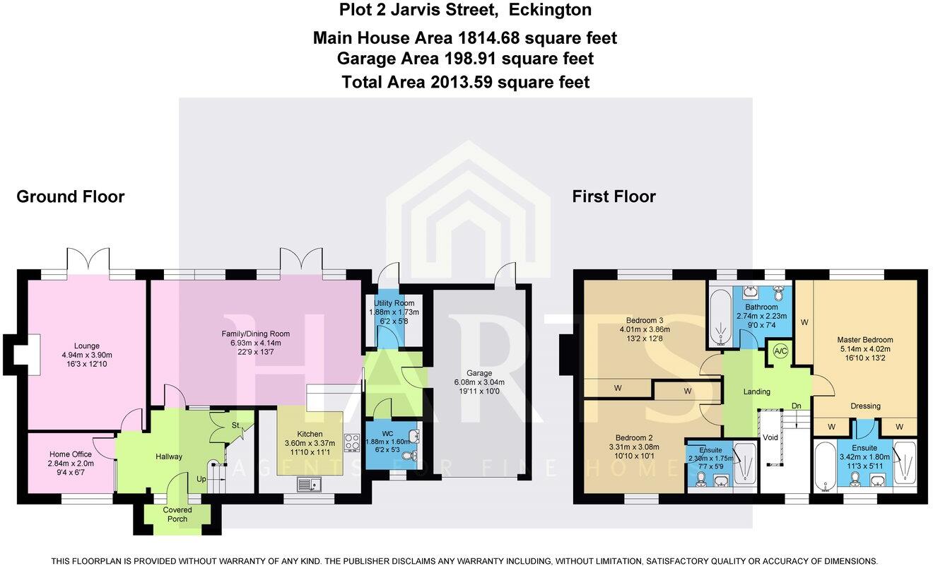 Cherry Lane Gardens, off Jarvis Street, Eckington, Worcestershire, WR10 floorplan