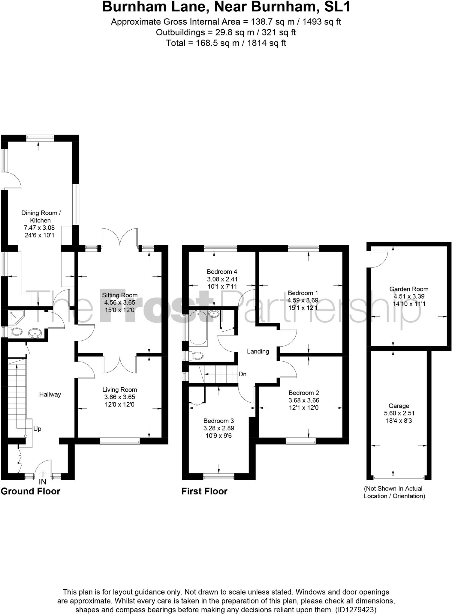 Burnham Lane, Near Burnham, Berkshire, SL1 floorplan