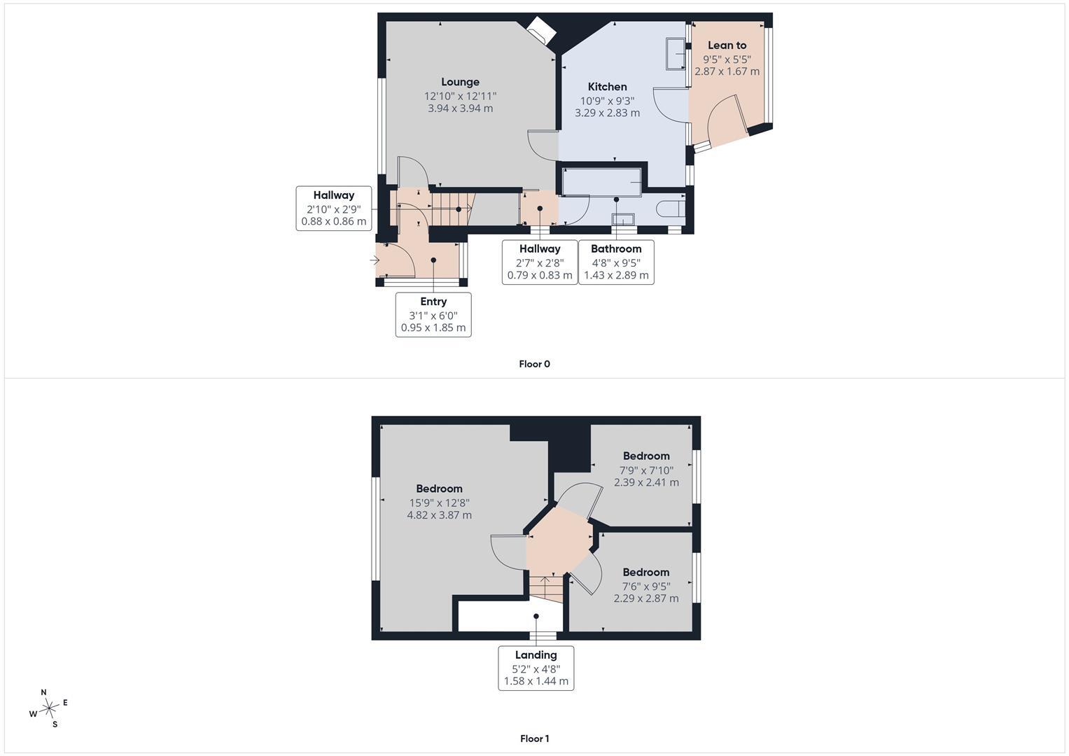 The Glade, Coulsdon floorplan