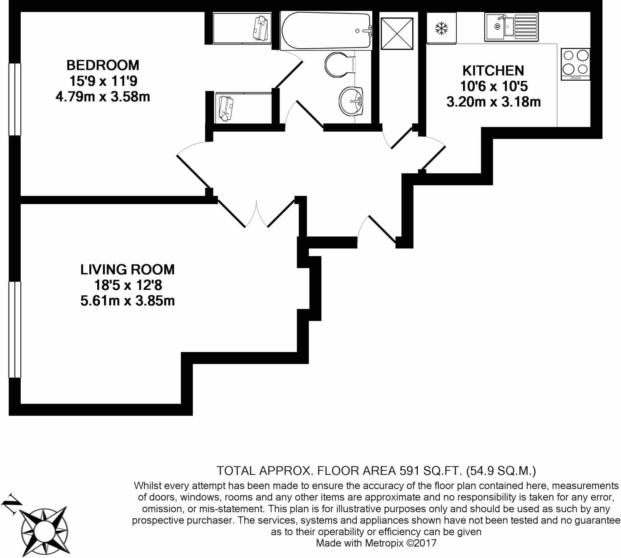 Caraway Apartments, London floorplan