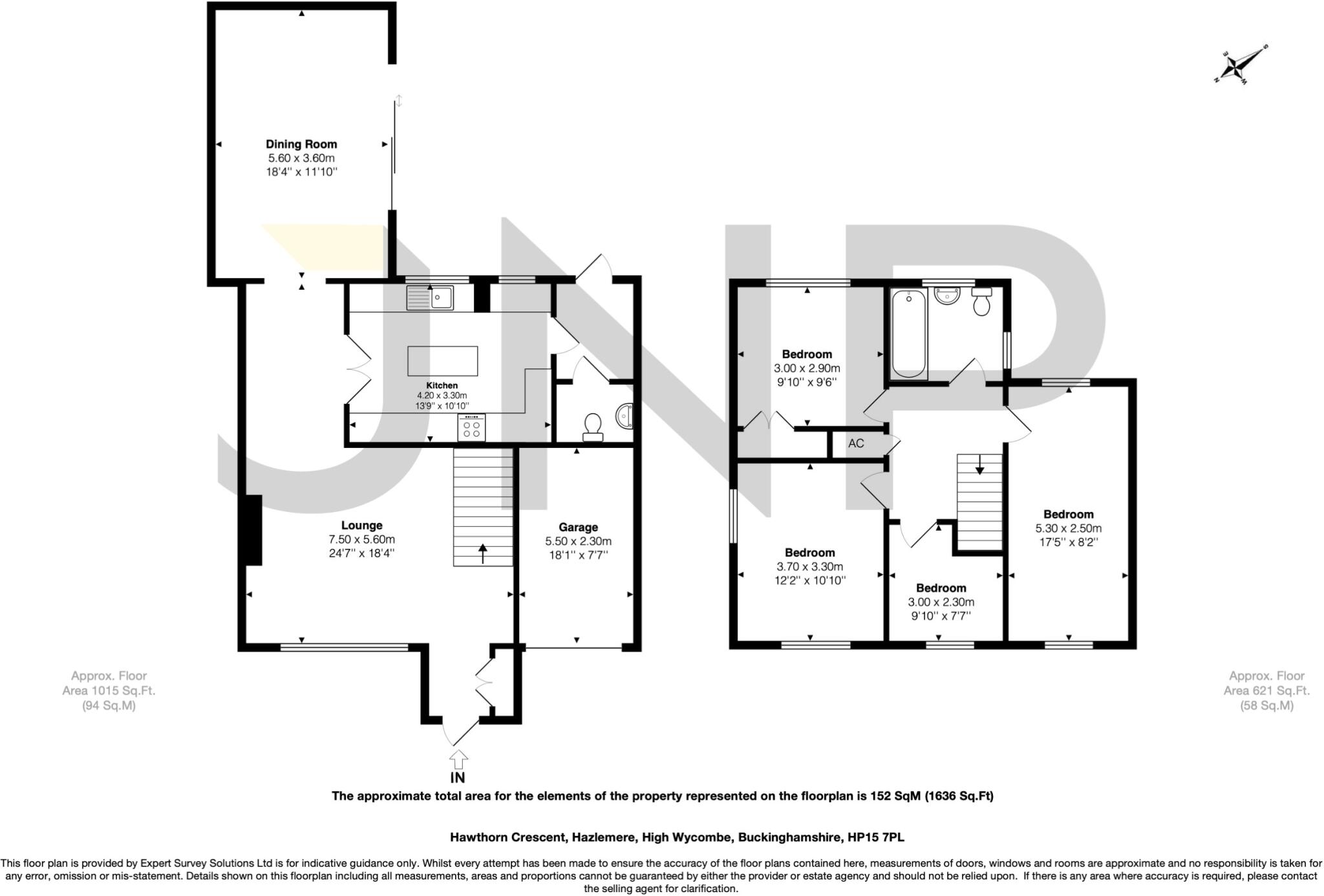 Hawthorn Crescent, Hazlemere, High Wycombe, Buckinghamshire, HP15 floorplan