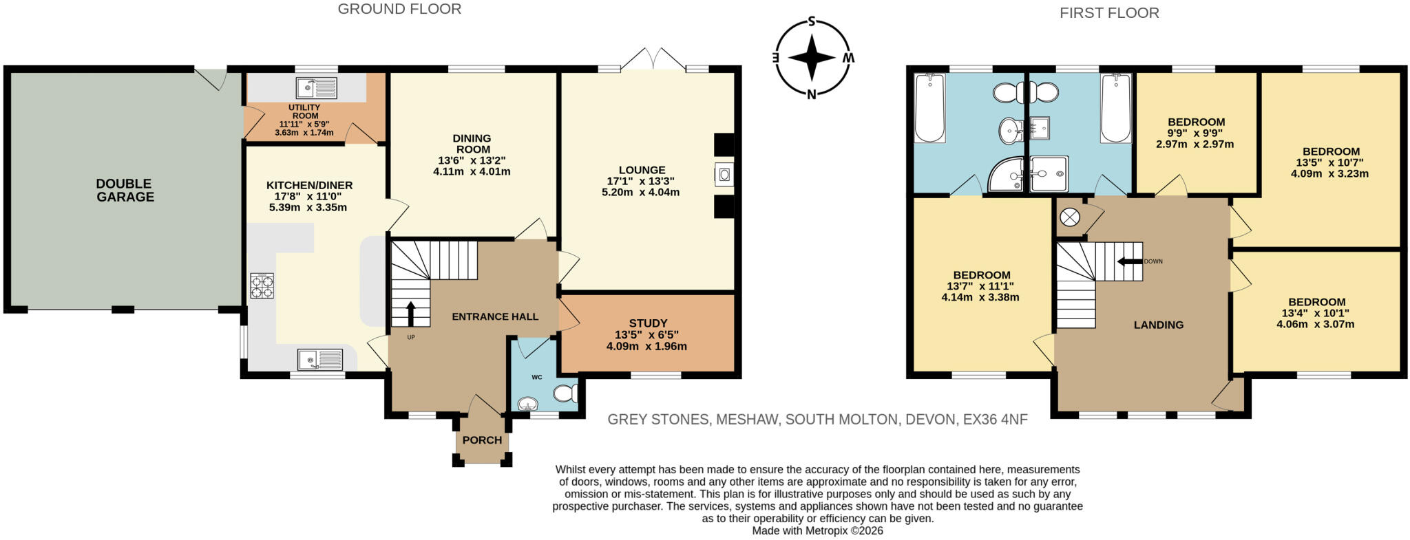 Meshaw, South Molton, Devon, EX36 floorplan