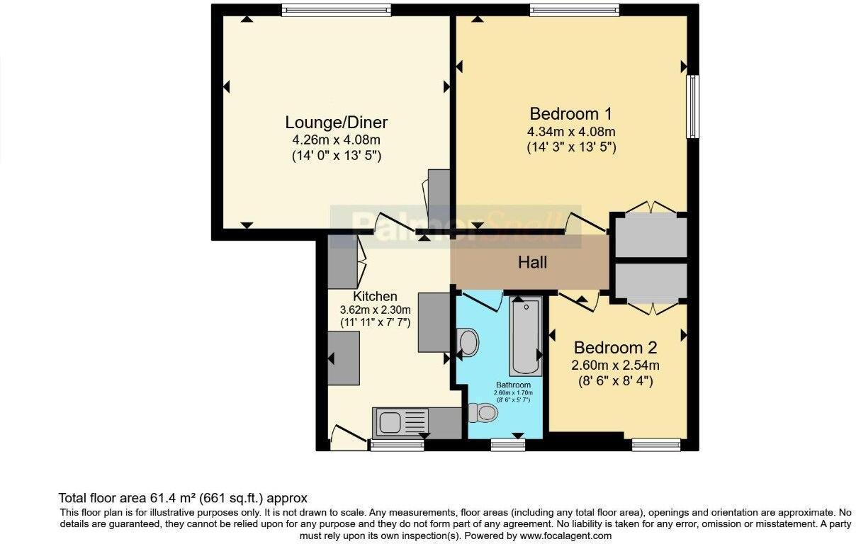 Surrey Road South, WESTBOURNE, BH4 floorplan