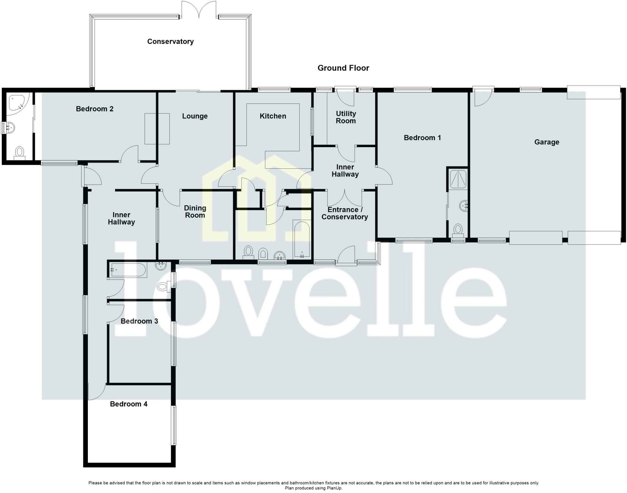Crows Foot Farm, Common Lane, North Somercotes floorplan