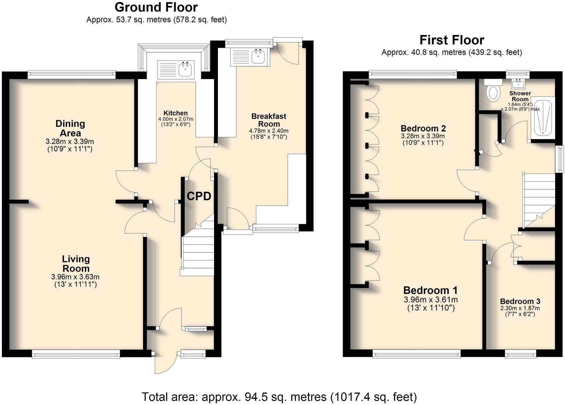 Durlstone Close, Sheffield, S12 floorplan