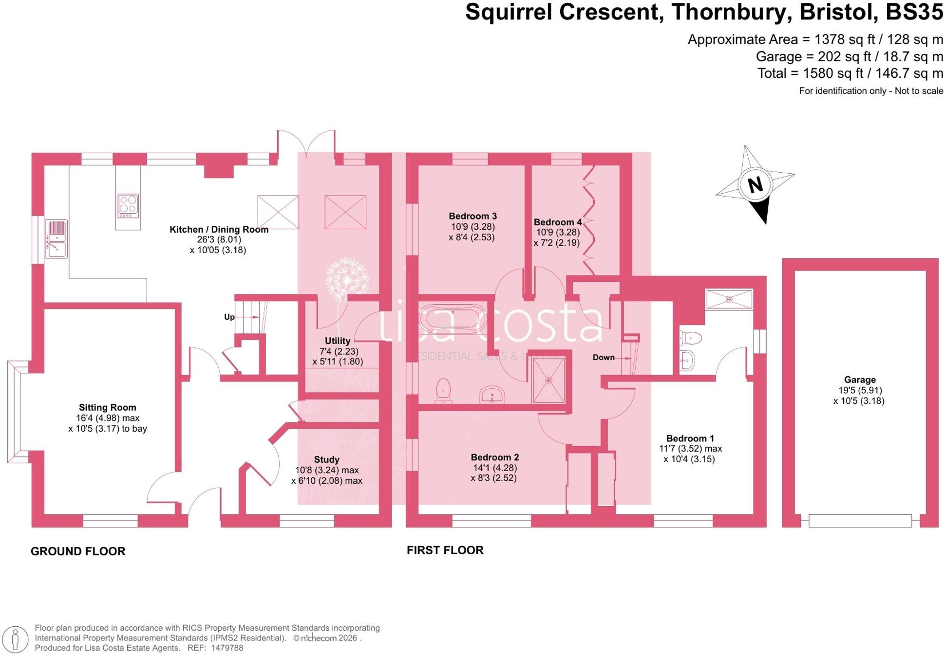 Squirrel Crescent, Thornbury, BS35 floorplan