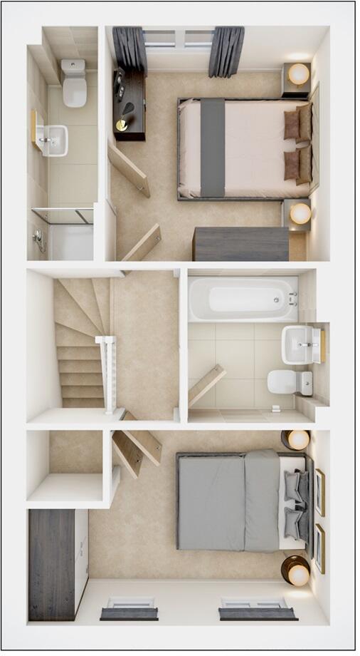 Brooke Way, Stowmarket, Suffolk, IP14 1UH floorplan