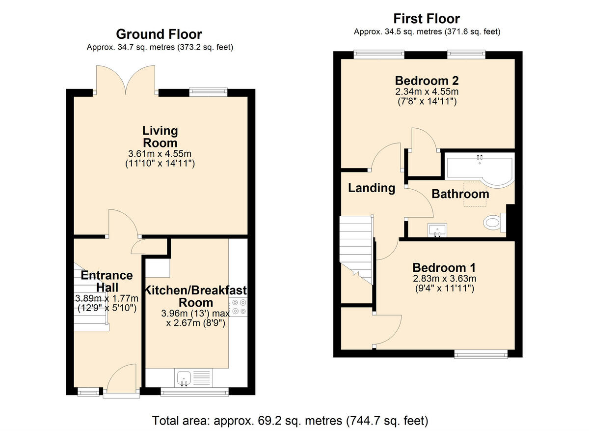 Blackmore Crescent, Plymouth, PL6 floorplan