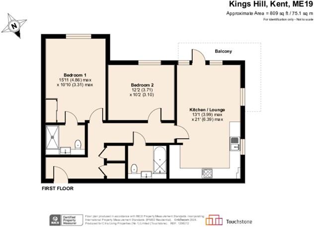 Batesford Close, Kings Hill, West Malling, Kent, ME19 floorplan