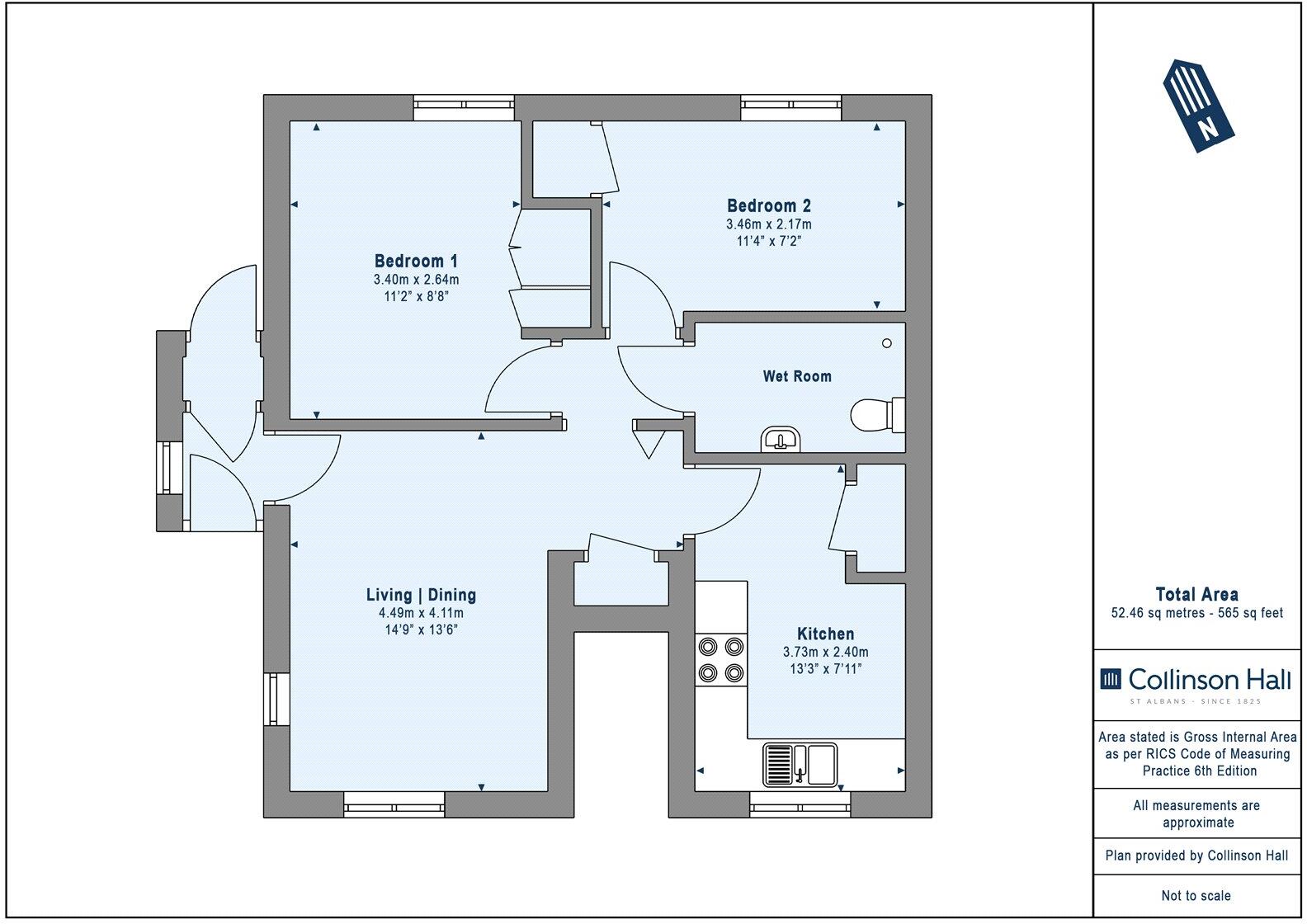 Belmont Hill, St. Albans, Hertfordshire, AL1 floorplan