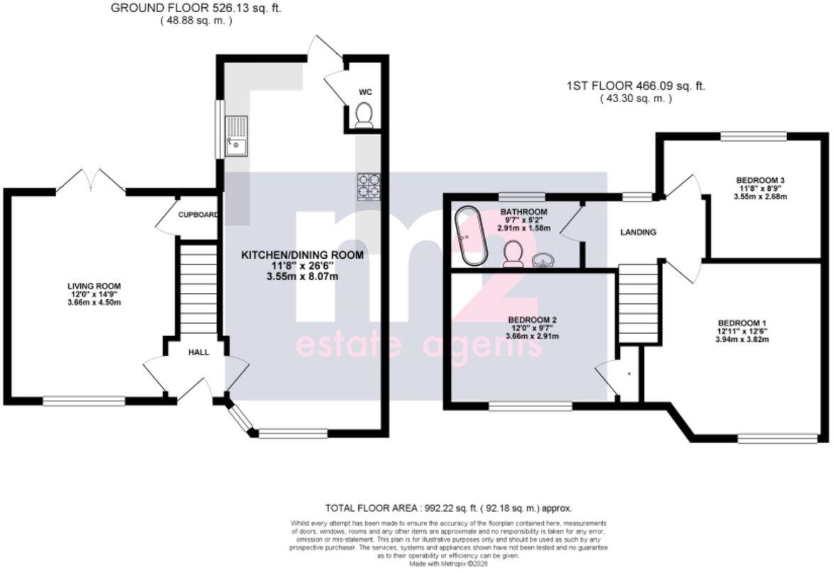 Christchurch Road, Newport, NP19 floorplan