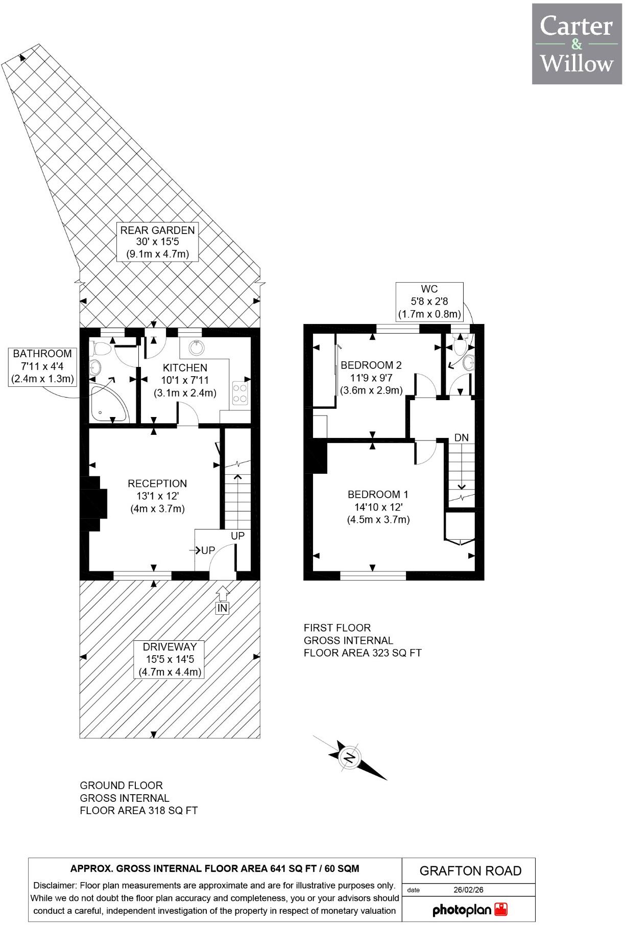 Grafton Road, Dagenham floorplan