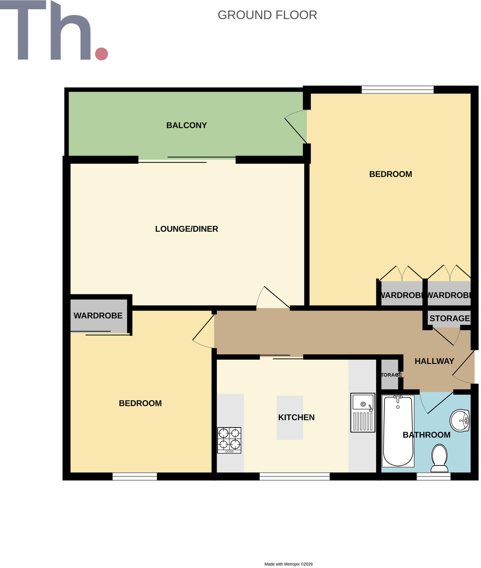 Flat 6, Eastcliff Court, Crescent Road, Shanklin, Isle Of Wight floorplan