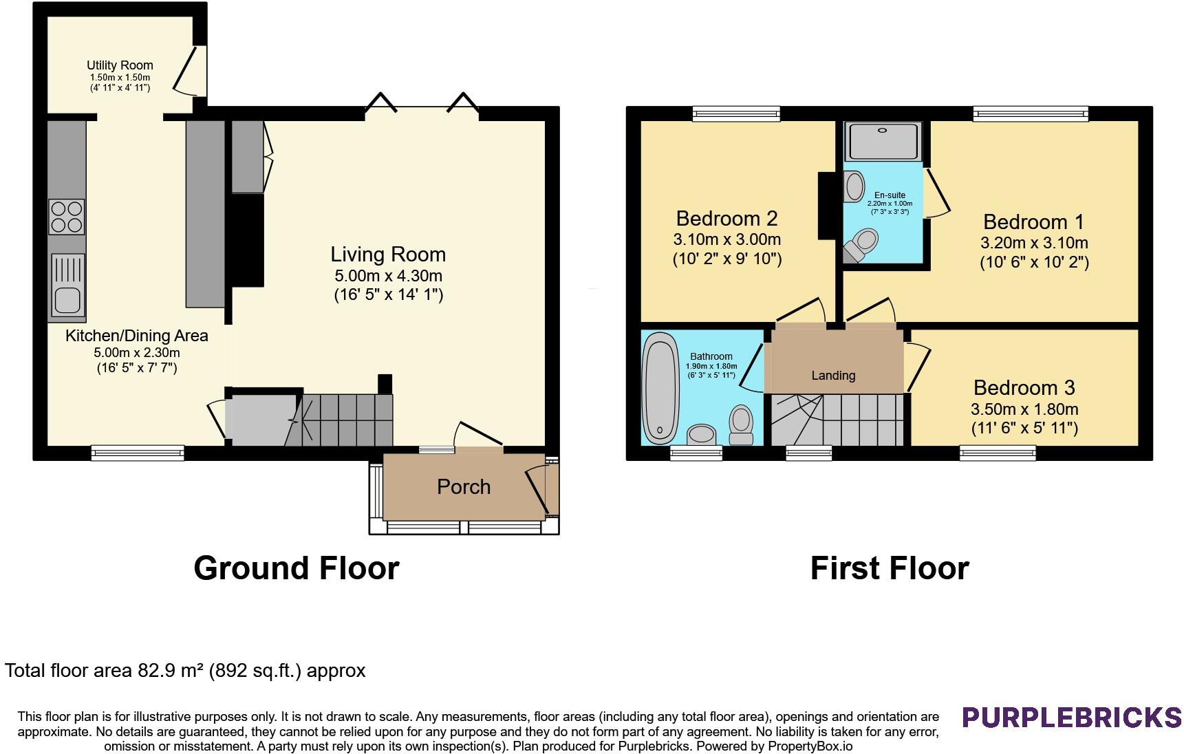Ramsgate, Wakefield, WF3 floorplan