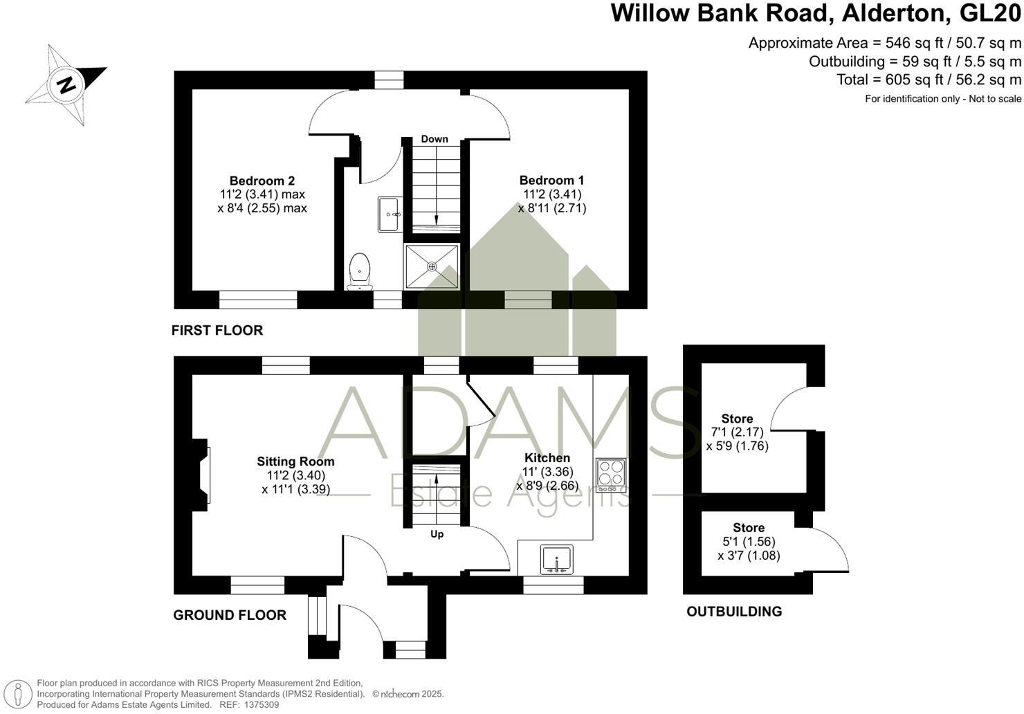 Willow Bank Road, Alderton, Tewkesbury floorplan