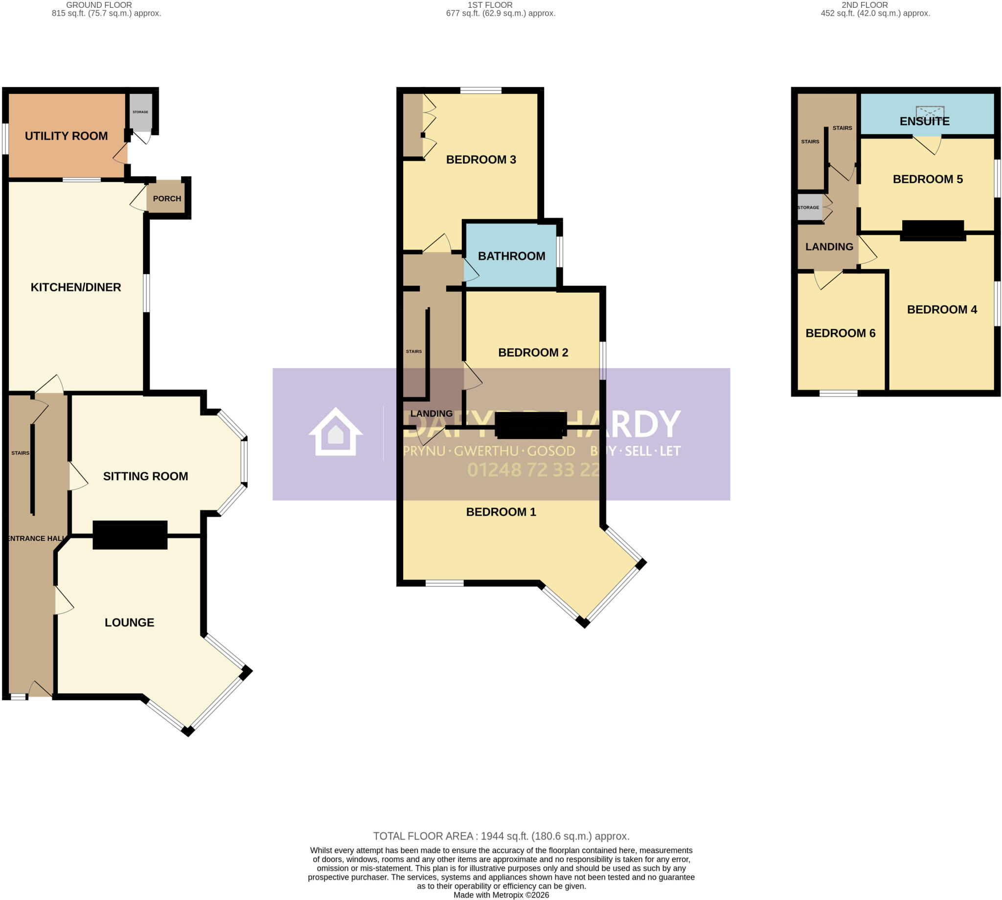 York Road, Colwyn Bay, Conwy, LL29 floorplan