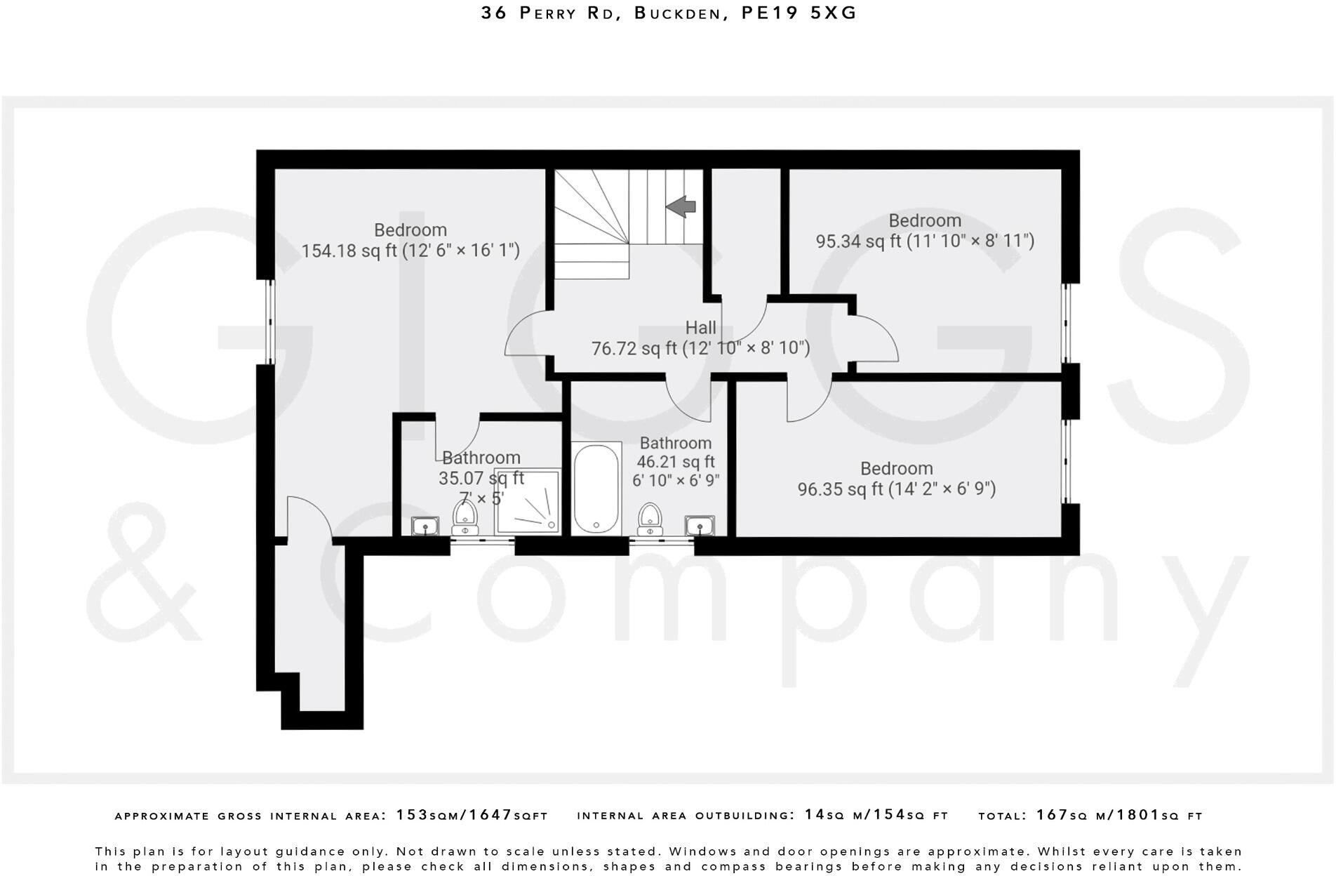 Perry Road, Buckden, St. Neots, Cambridgeshire, Pe19 5xg floorplan