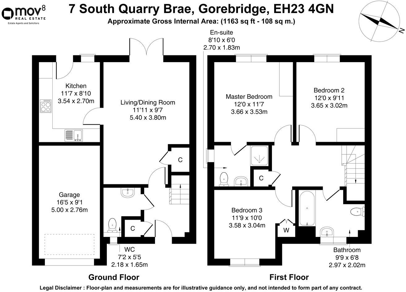 South Quarry Brae, Gorebridge, EH23 floorplan