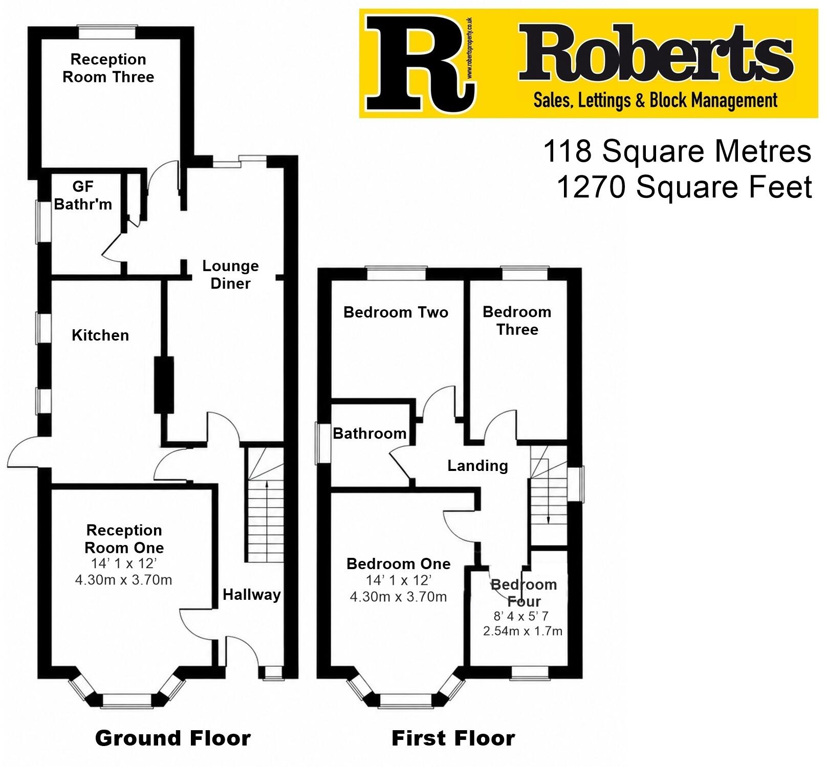 Evelyn Road, Moordown, Bournemouth, Dorset, BH9 floorplan