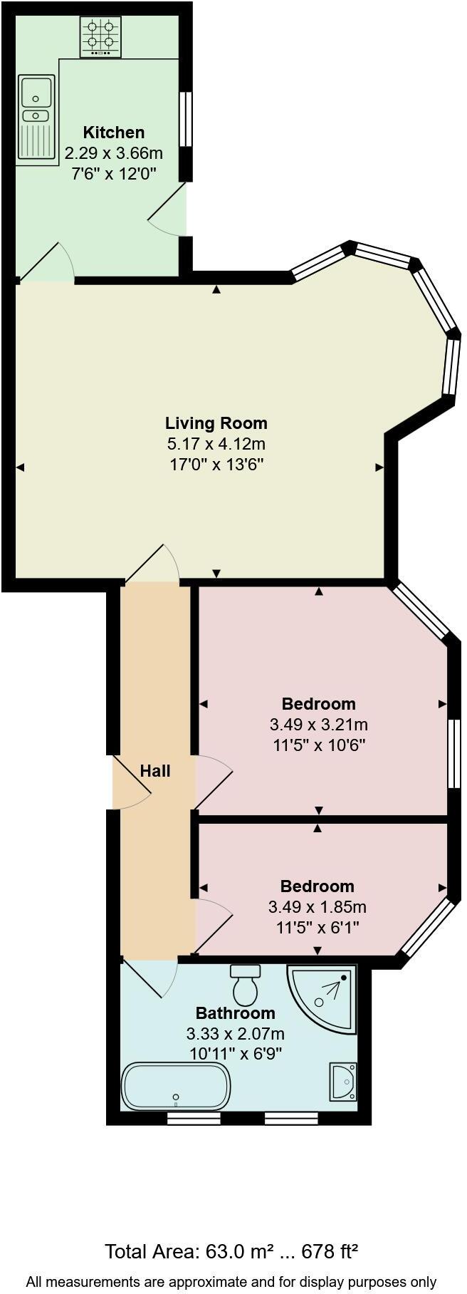 35, Surrey Road, Bournemouth, Dorset, BH4 floorplan