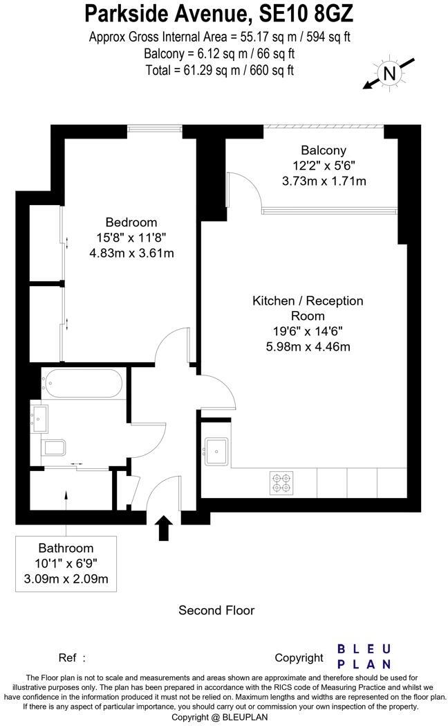 Acer Heights, Parkside Avenue, London floorplan