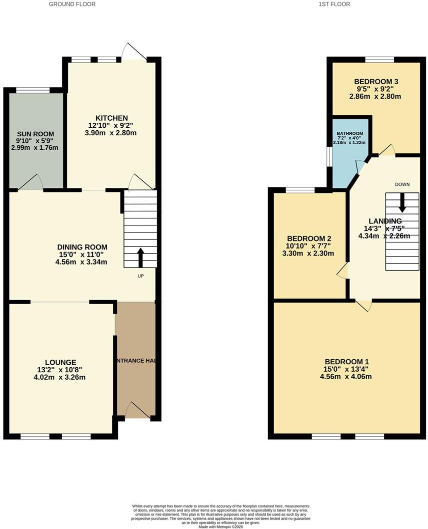 Lanfranc Road, Worthing floorplan