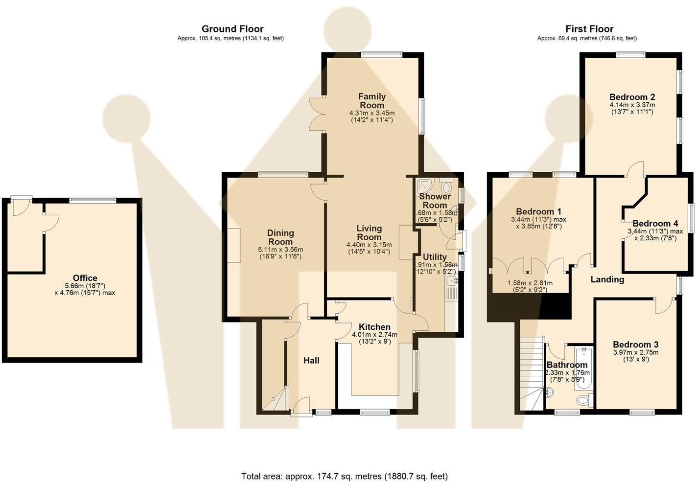 Evesham Road, Weethley, Alcester floorplan