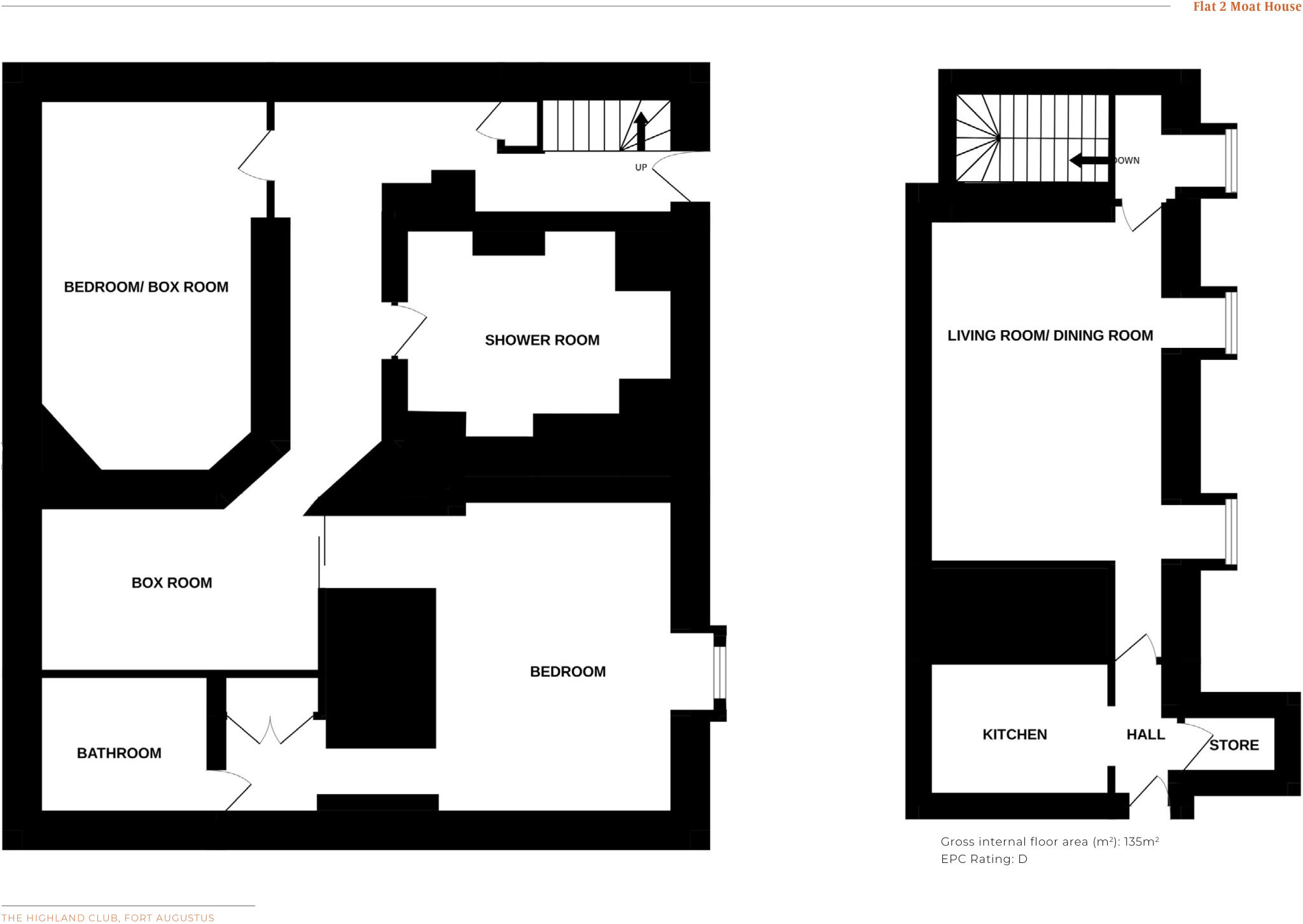 2 Moat House The Highland Club, St. Benedicts Abbey, Fort Augustus, PH32 4BJ floorplan