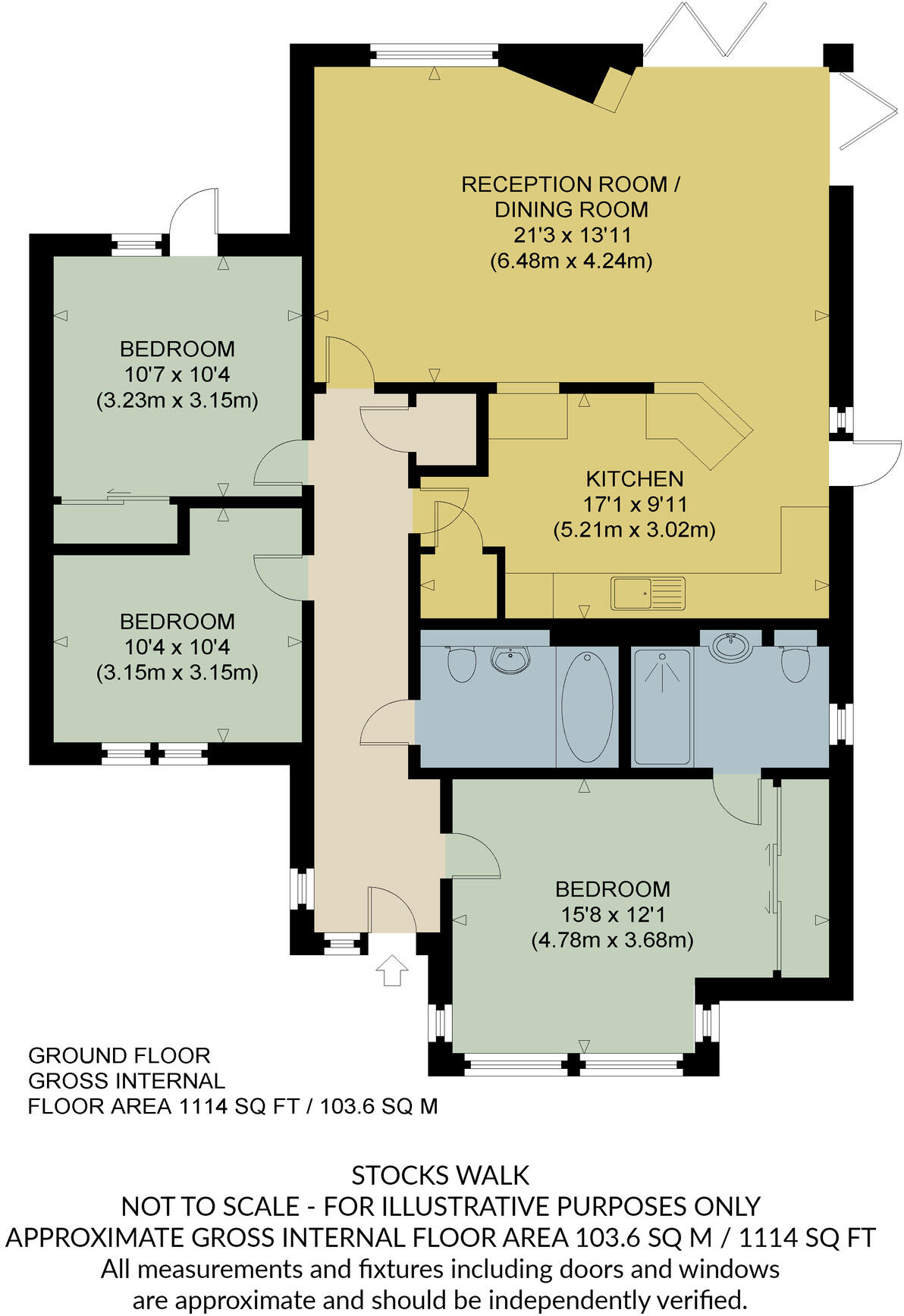 Stocks Walk, Herne Bay, Kent floorplan