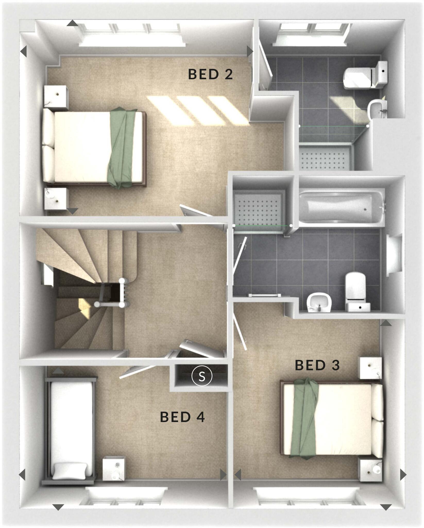 Off Riversway, 
Lea, 
Preston, 
PR4 0ZU floorplan