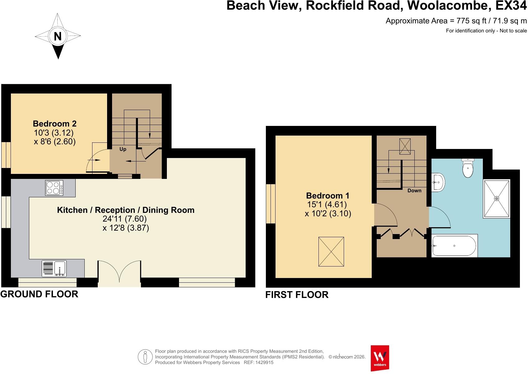 Rockfield Road, Woolacombe, Devon, EX34 floorplan