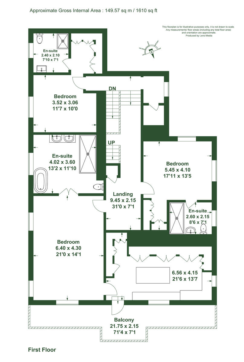 Lodge Lane, Lytham, FY8 floorplan