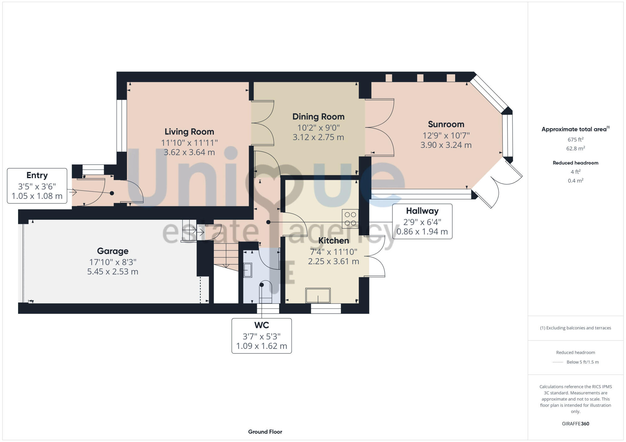 Roman Way,  Kirkham, PR4 floorplan