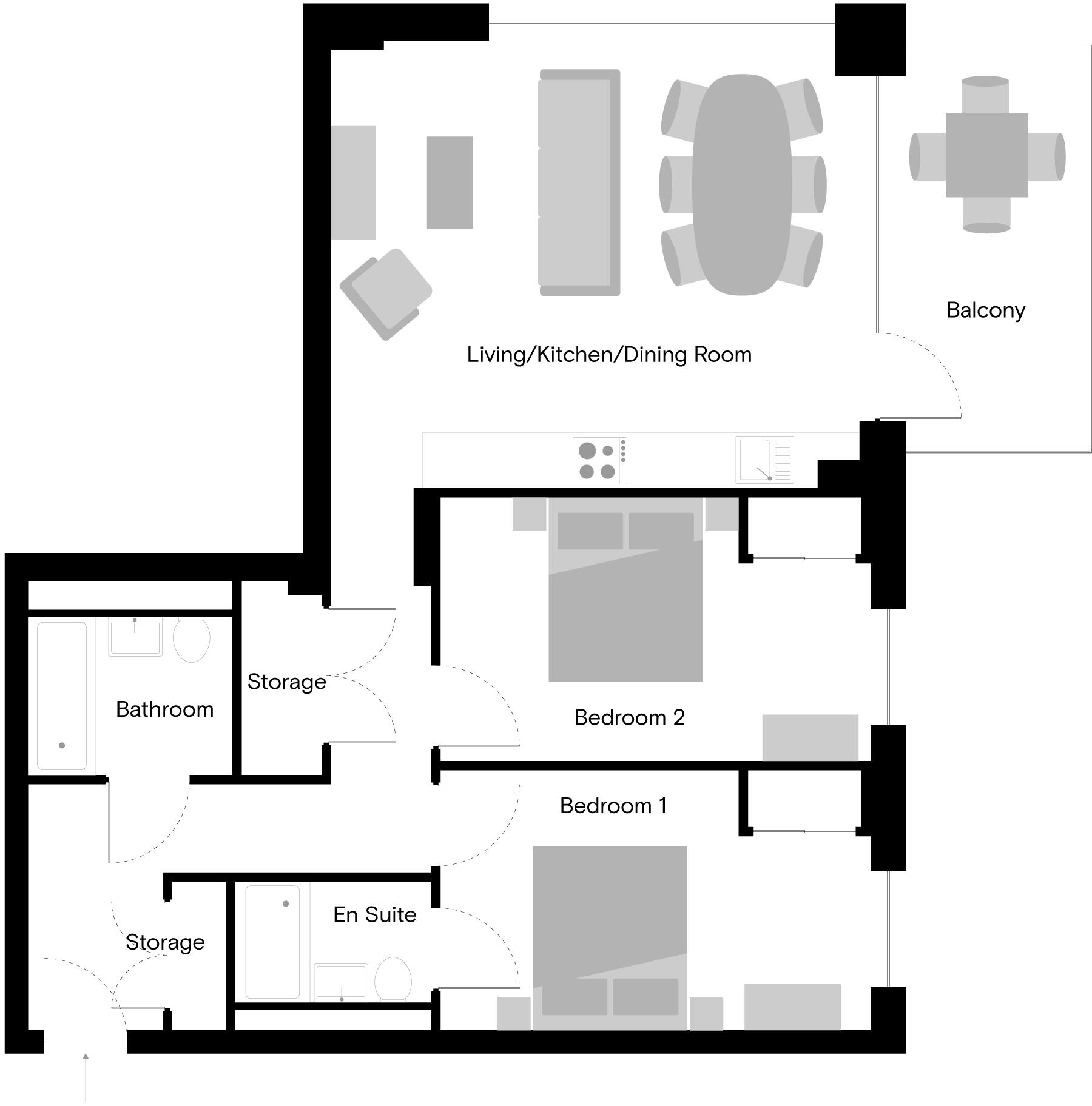 Sessile Apartments, Ashley Road, London, N17 9NW floorplan
