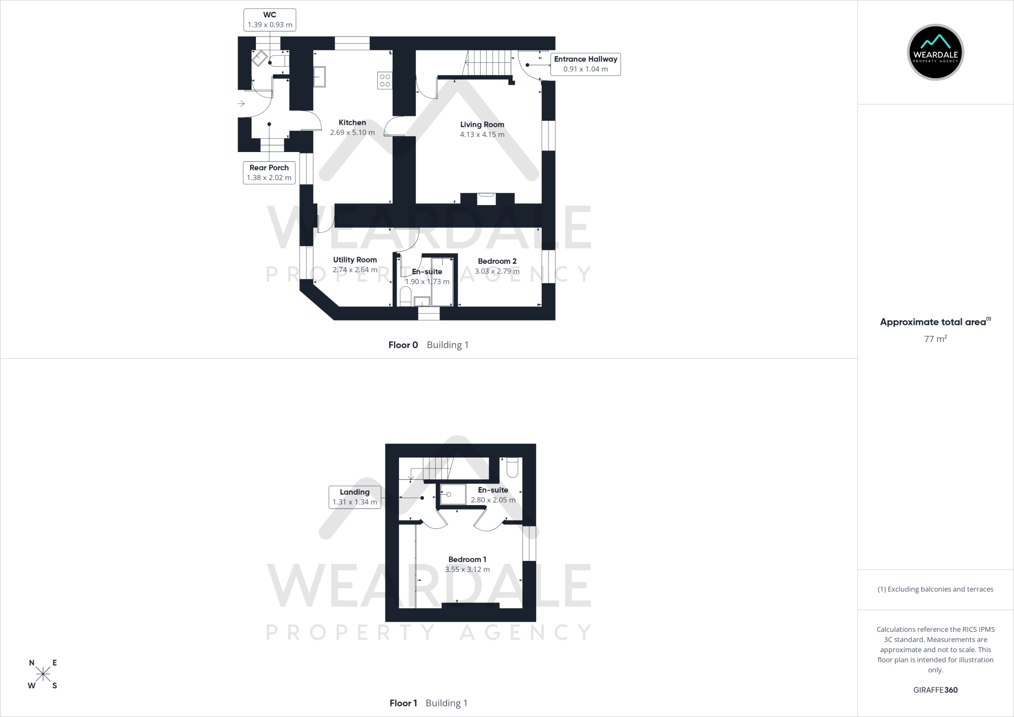 High Rowantree Farm, Bishop Auckland, DL13 1RL floorplan